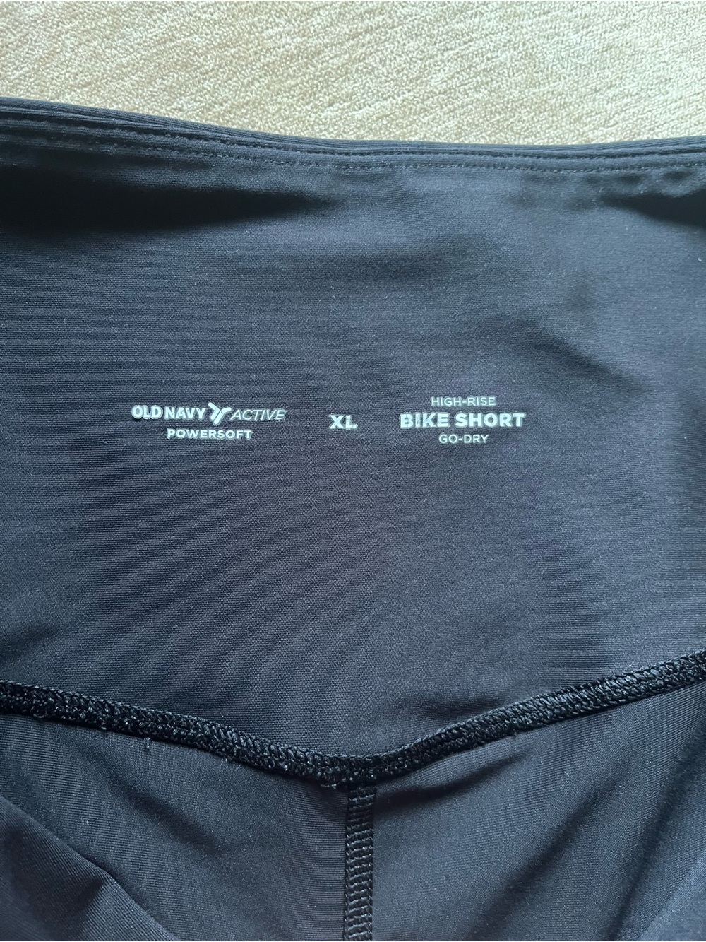 Old Navy Powersoft High Rise Bike Short Bundle Black XL - Picture 3 of 4